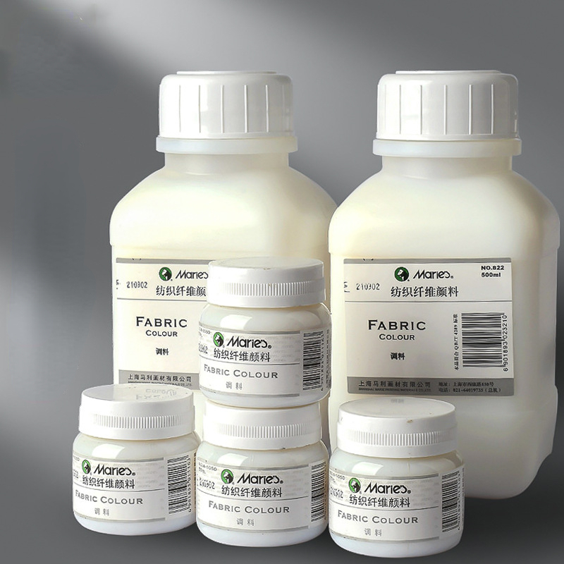Acrylic Pour Paint - 50/500ml Textile Seasoning Medium Agent Plastic