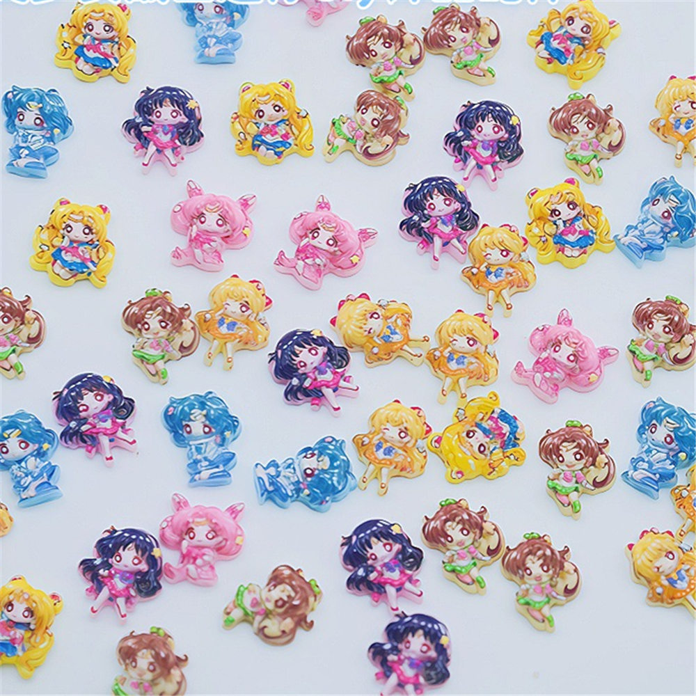 Tv Art And Craft - 20Pcs Resin Mini Sailor Moon Usagi