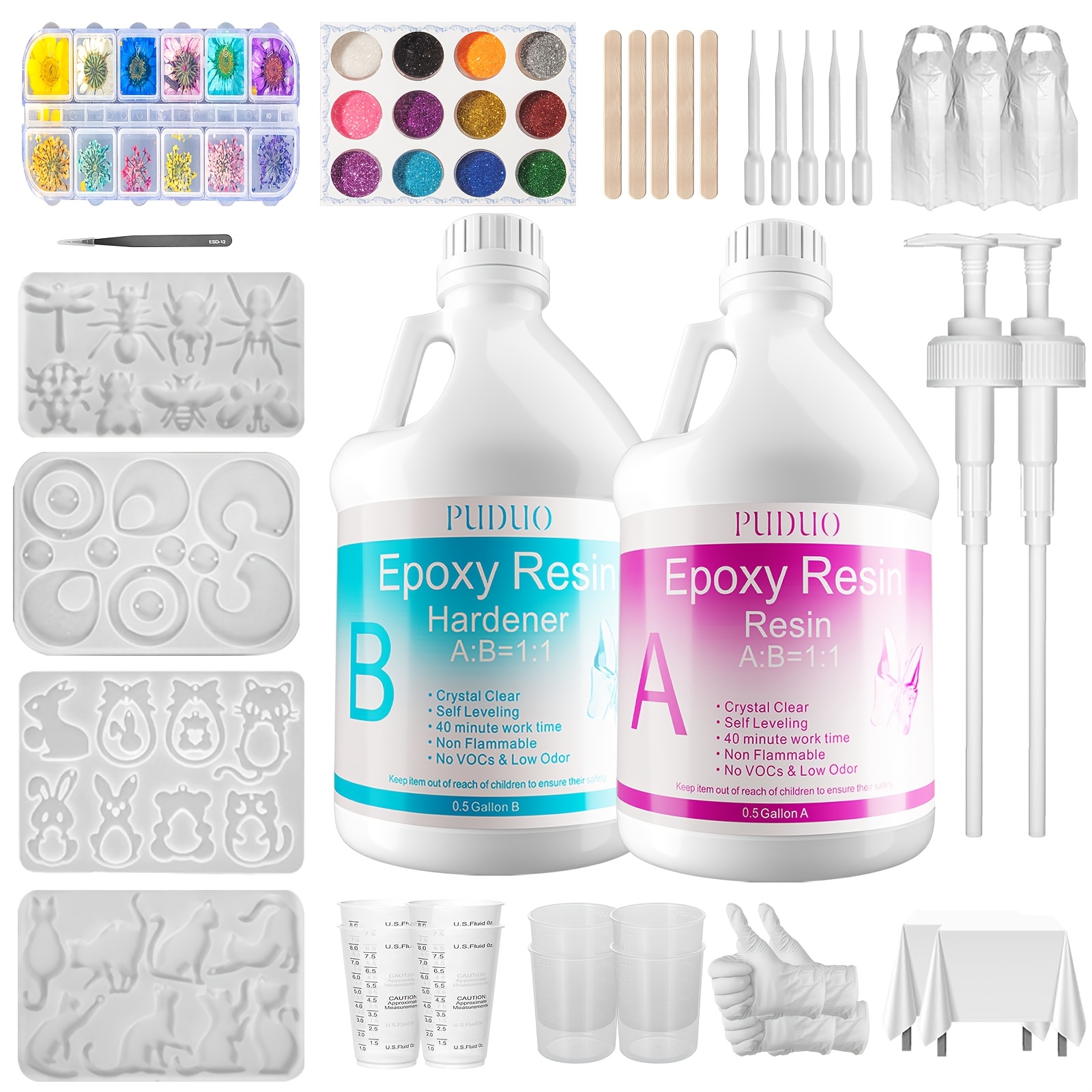 Art Craft Bar - [Pro Epoxy Resin Kit] 1 Gallon