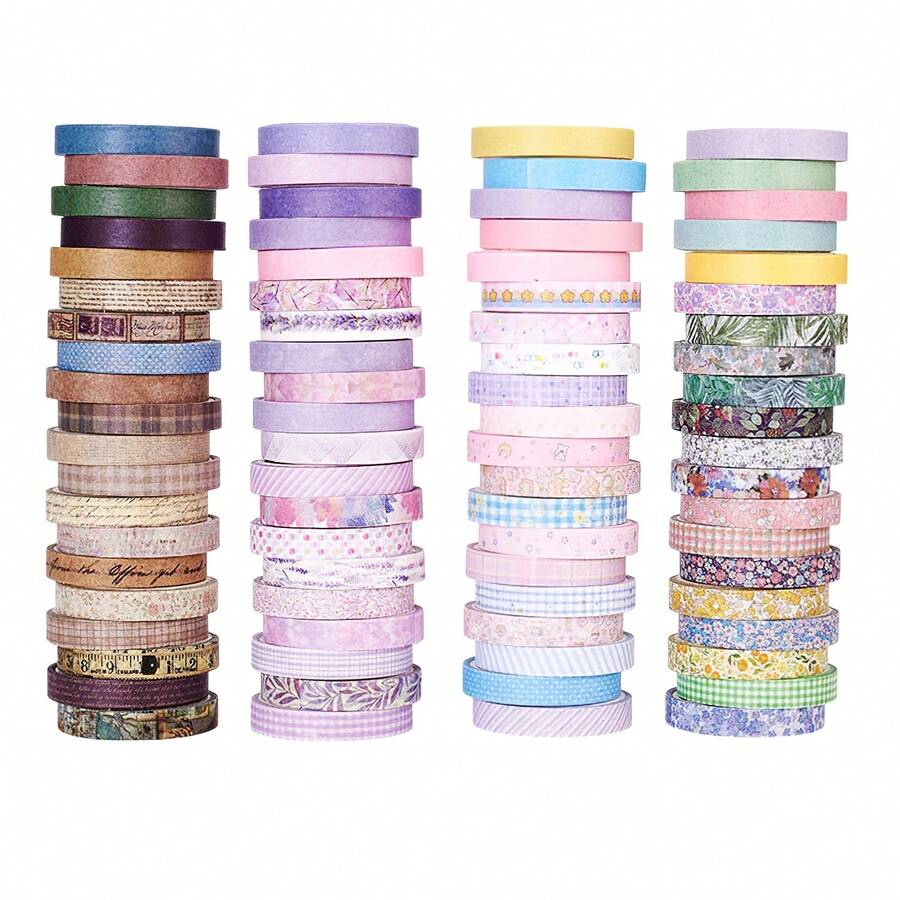 Art Craft Journals - 20Rolls Vintage Washi Tape Set, Nature