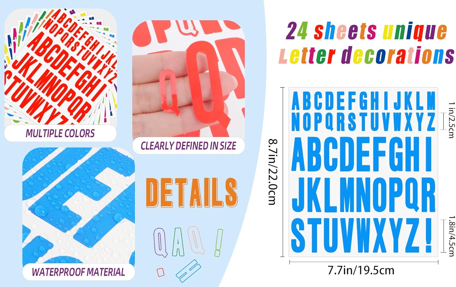12 sheets 1 inch 2 inch Letter - Art And Craft Letter Z บทวิจารณ์และราคา