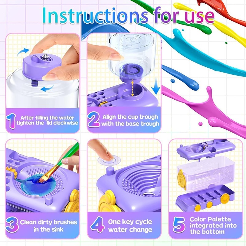 Automatic Water Changing Brush - Watercolor Brush Pen บทวิจารณ์และราคา