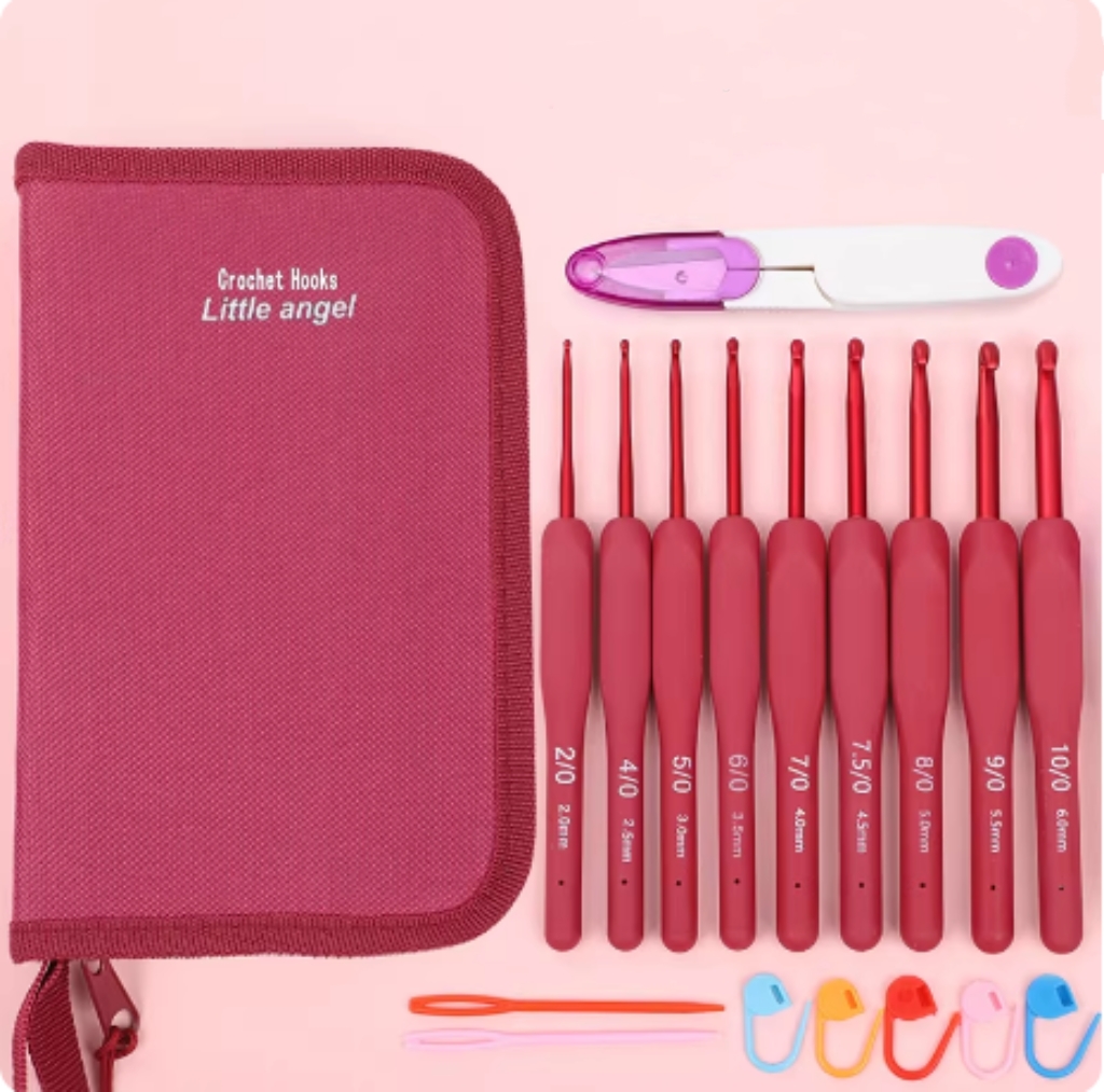 Soft Handle Crochet Hook Knitt - Crochet Hook Set บทวิจารณ์และราคา