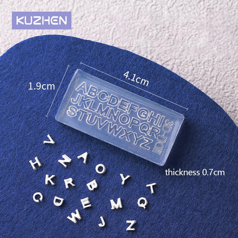 A-Z Letters Nail Art Silicone  - Art And Craft Letter Z บทวิจารณ์และราคา