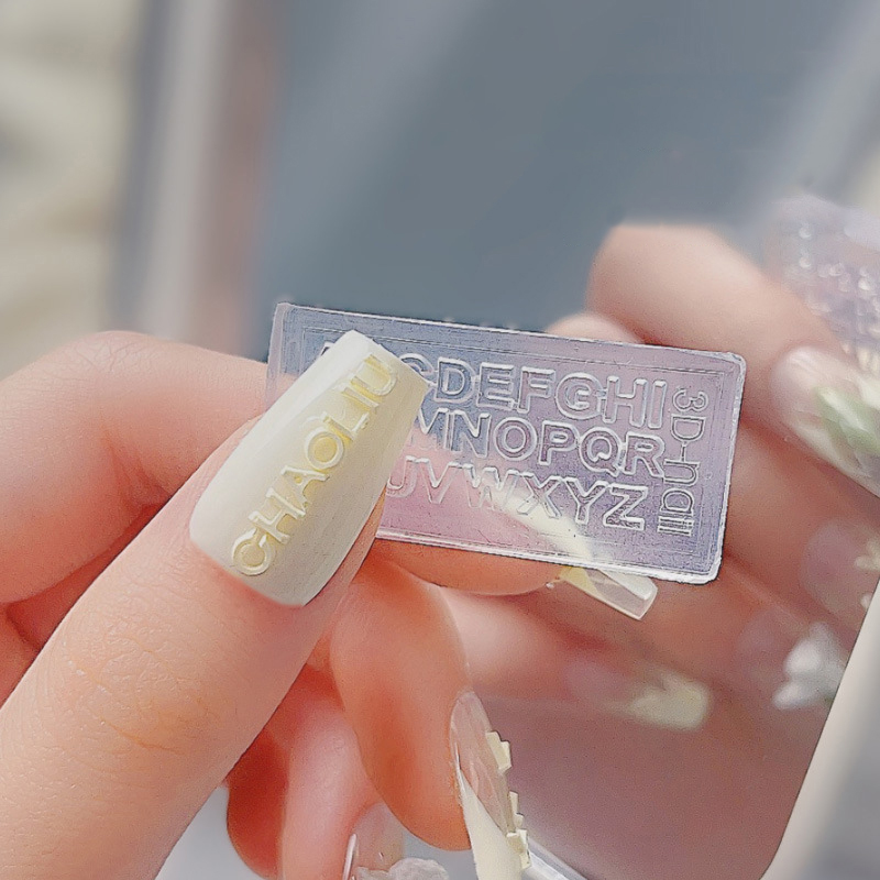 A-Z Letters Nail Art Silicone  - Art And Craft Letter Z บทวิจารณ์และราคา