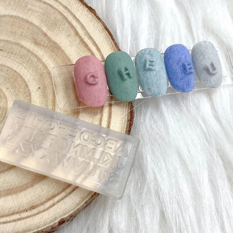 A-Z Letters Nail Art Silicone  - Art And Craft Letter Z บทวิจารณ์และราคา