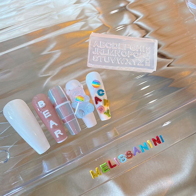 A-Z Letters Nail Art Silicone  - Art And Craft Letter Z บทวิจารณ์และราคา