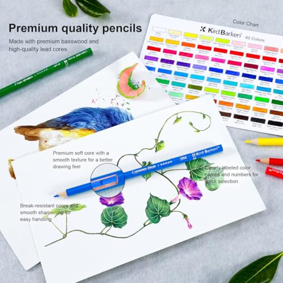 80 Colored Pencils Professiona - Colored Pencil Professional บทวิจารณ์และราคา