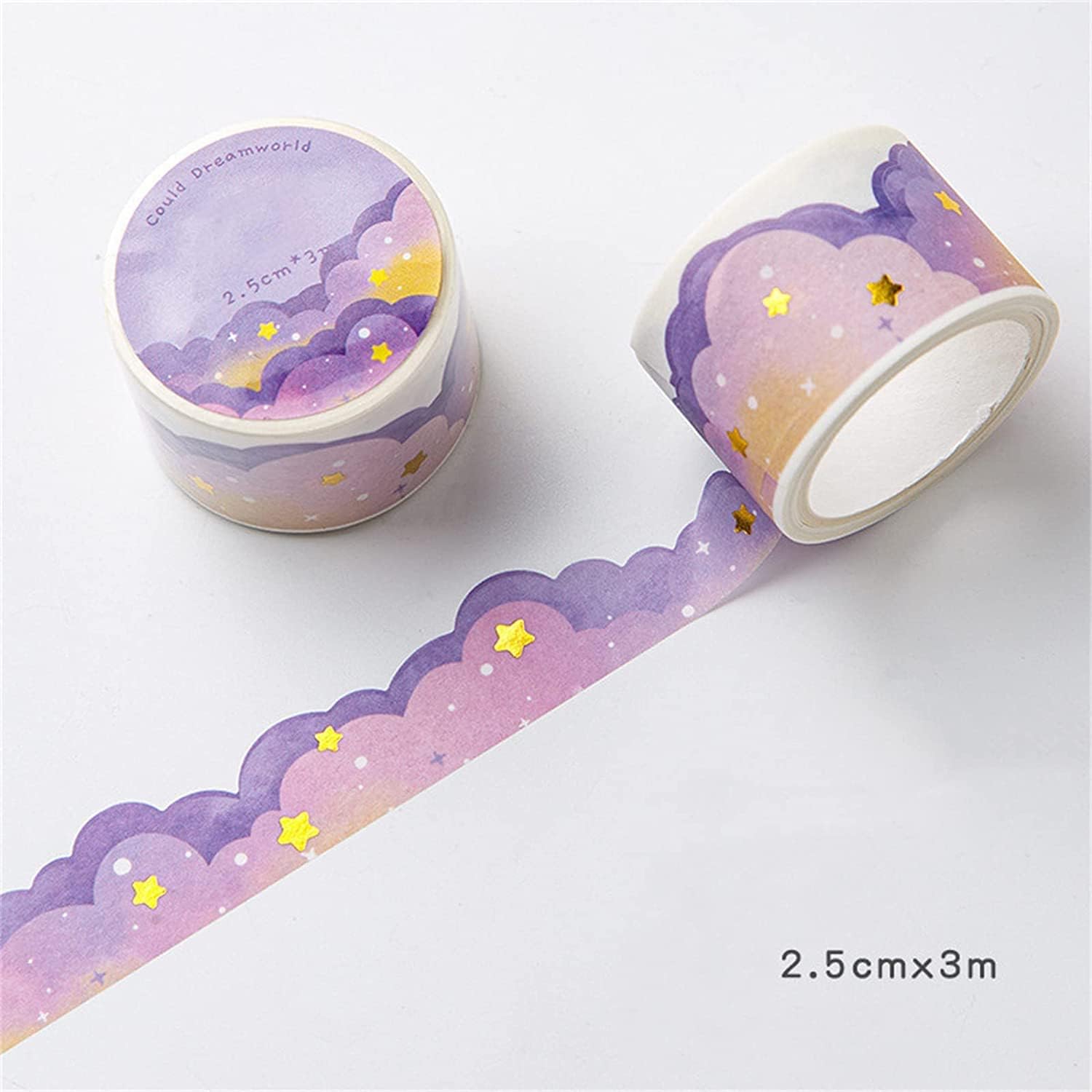 8 Rolls Color Cloud Washi Tape - Art Craft Journals บทวิจารณ์และราคา