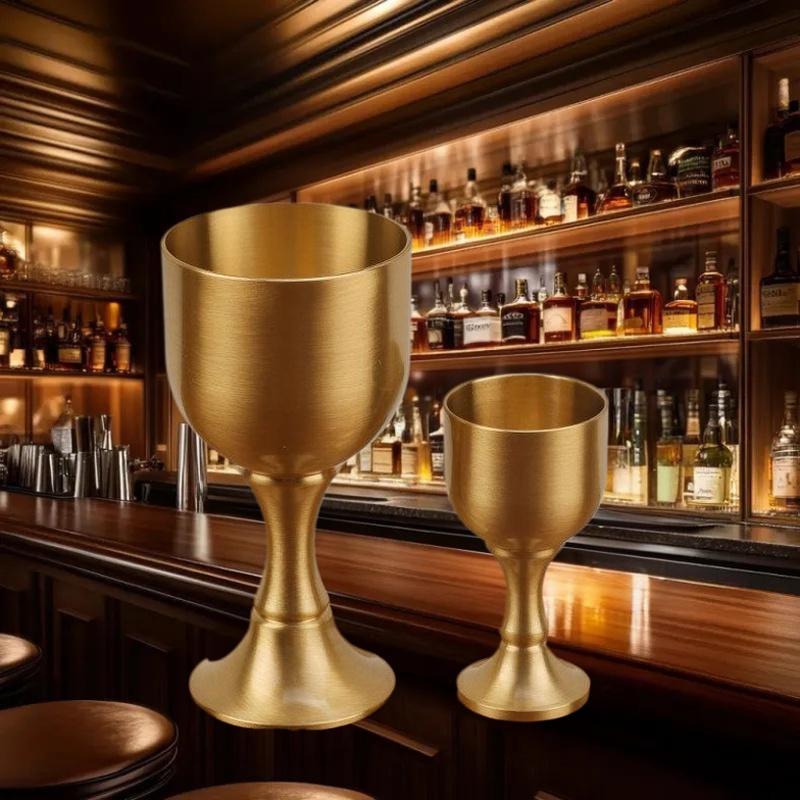 1PC Brass Wine Glass Restauran - Art Craft Activity บทวิจารณ์และราคา