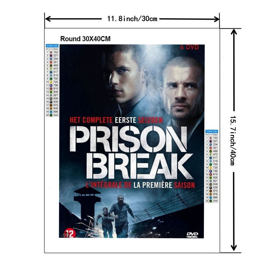 5D Prison Break TV Diamond Art - Tv Art And Craft บทวิจารณ์และราคา