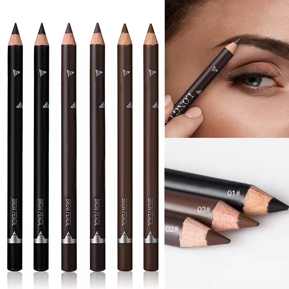 6/12Pcs Eye Brow Pencil Waterp - Colored Pencil Professional บทวิจารณ์และราคา