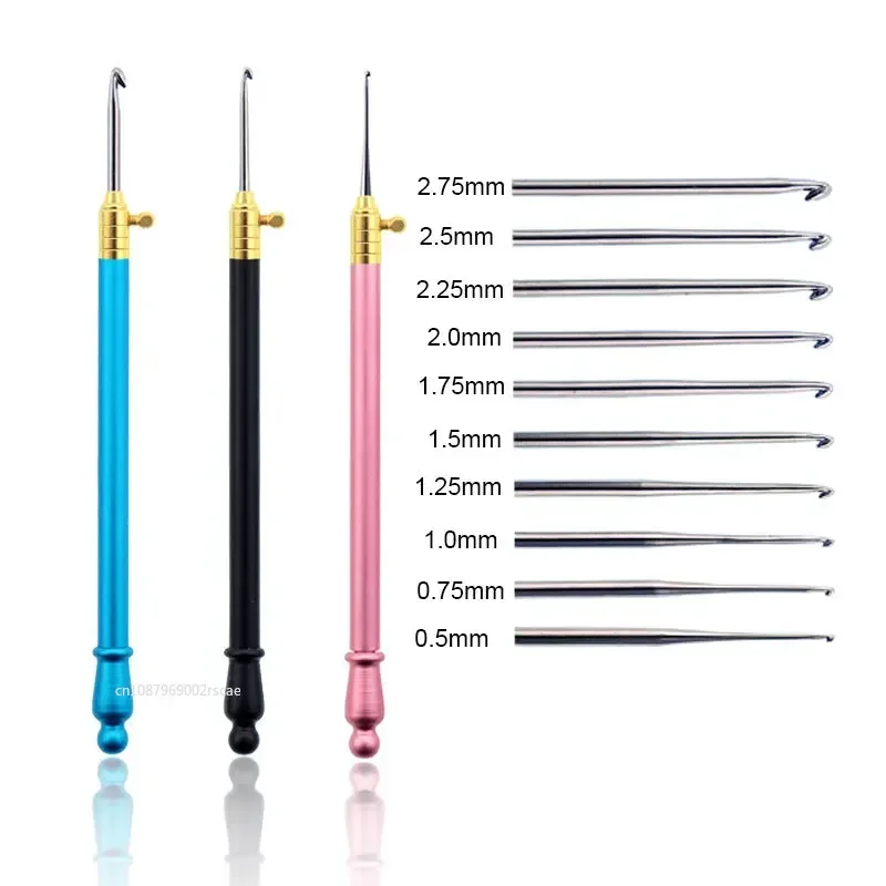11Pcs/Set Interchangeable Croc - Crochet Hook Set บทวิจารณ์และราคา