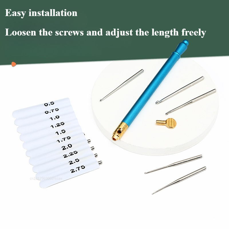 11Pcs/Set Interchangeable Croc - Crochet Hook Set บทวิจารณ์และราคา