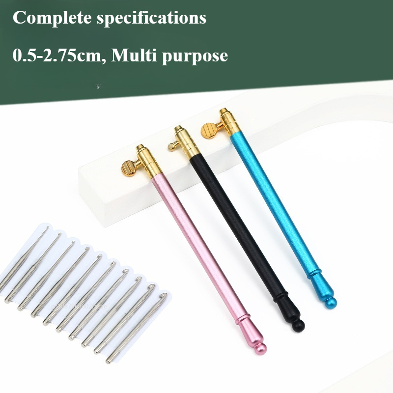 11Pcs/Set Interchangeable Croc - Crochet Hook Set บทวิจารณ์และราคา