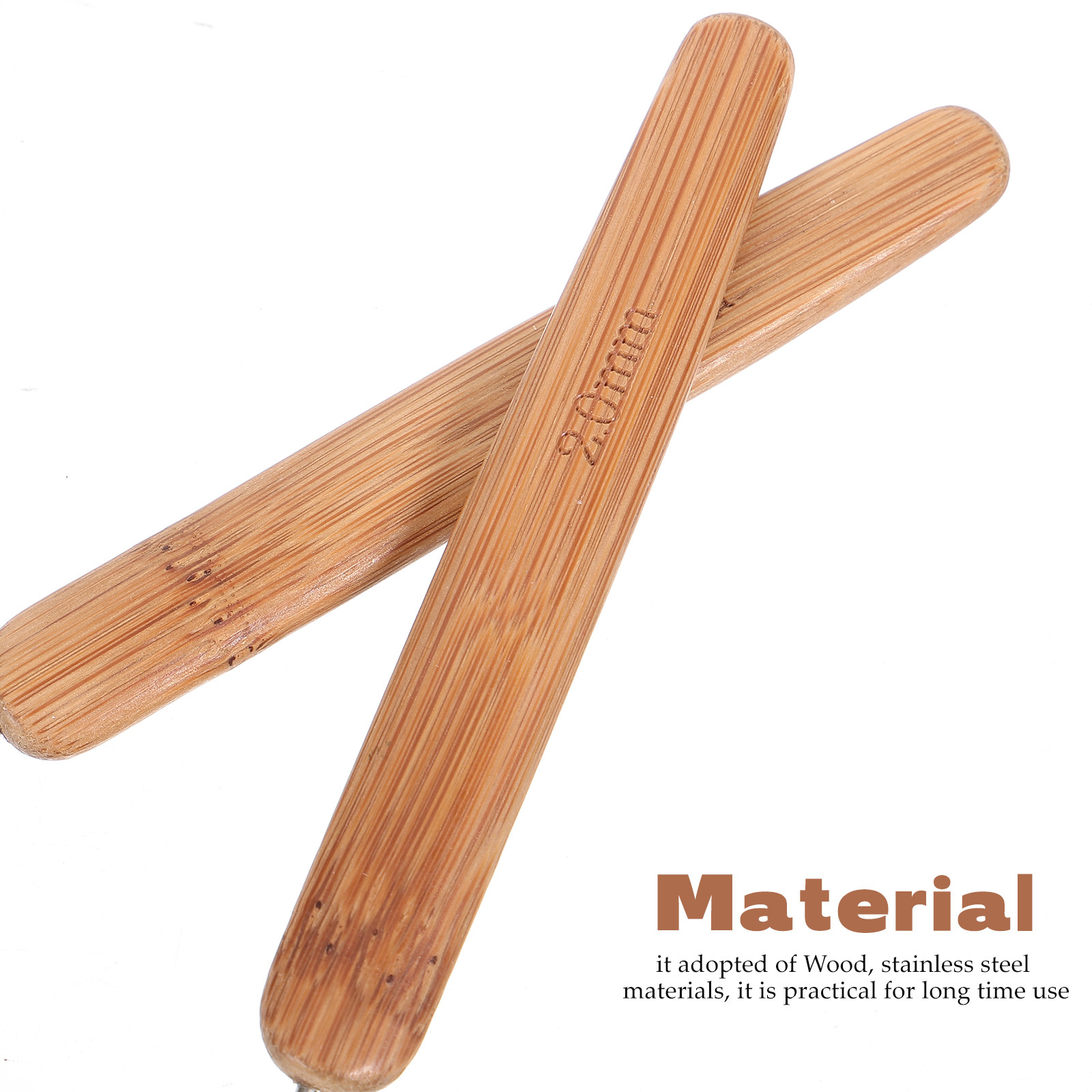 3Pcs Bamboo Crochet Hooks Set  - Crochet Hook Set บทวิจารณ์และราคา