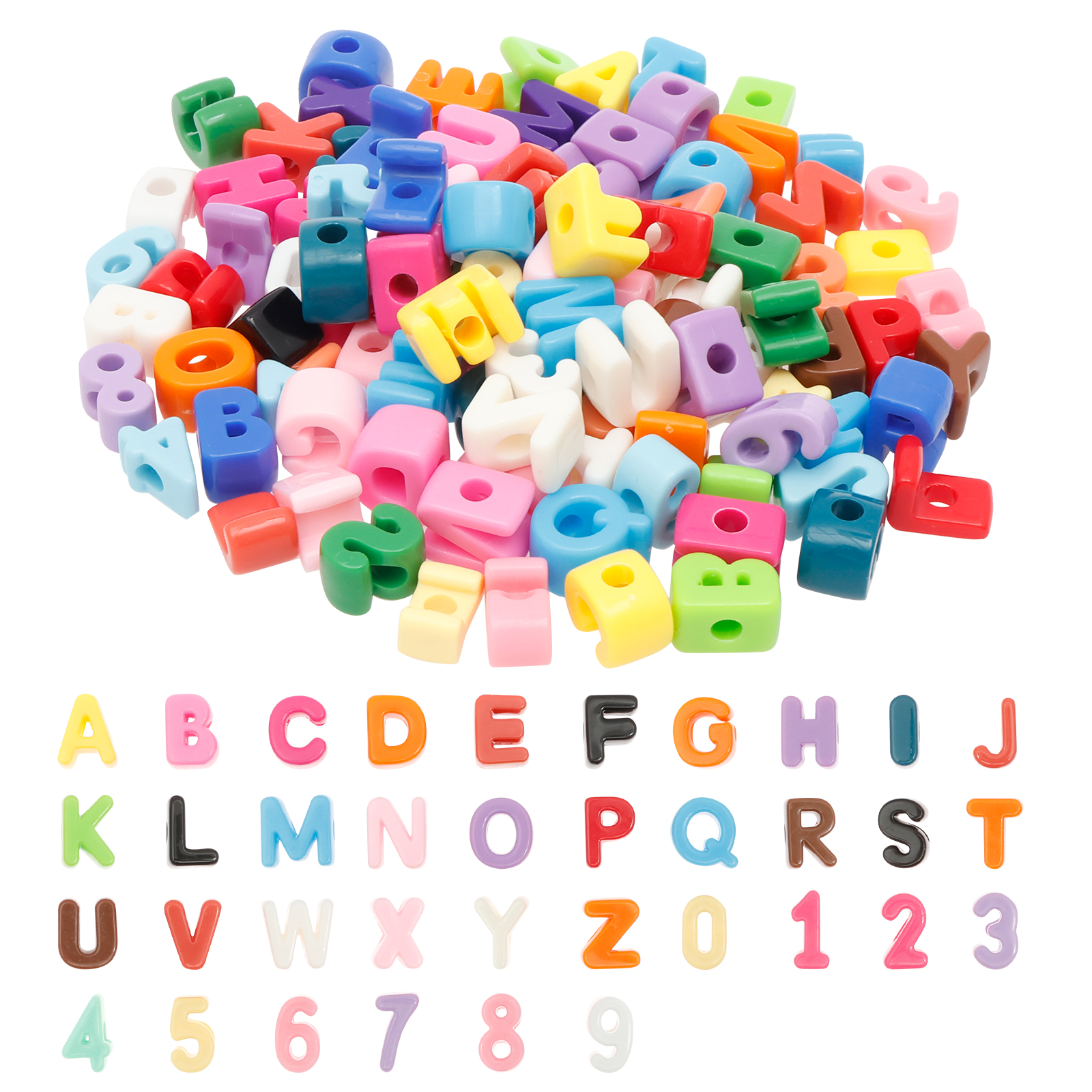 36/108Pcs 6mm Hole Chunky Acry - Art And Craft Letter Z บทวิจารณ์และราคา