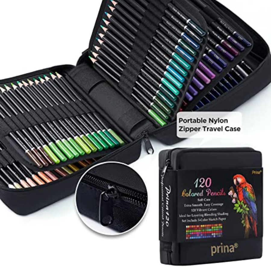 Art Supplies 120 Colors Colore - Colored Pencil Professional บทวิจารณ์และราคา