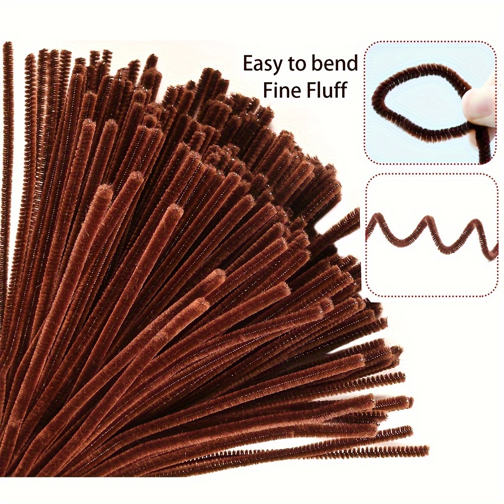 100 Pcs Coffee Pipe Cleaners,P - Art Craft Activity บทวิจารณ์และราคา