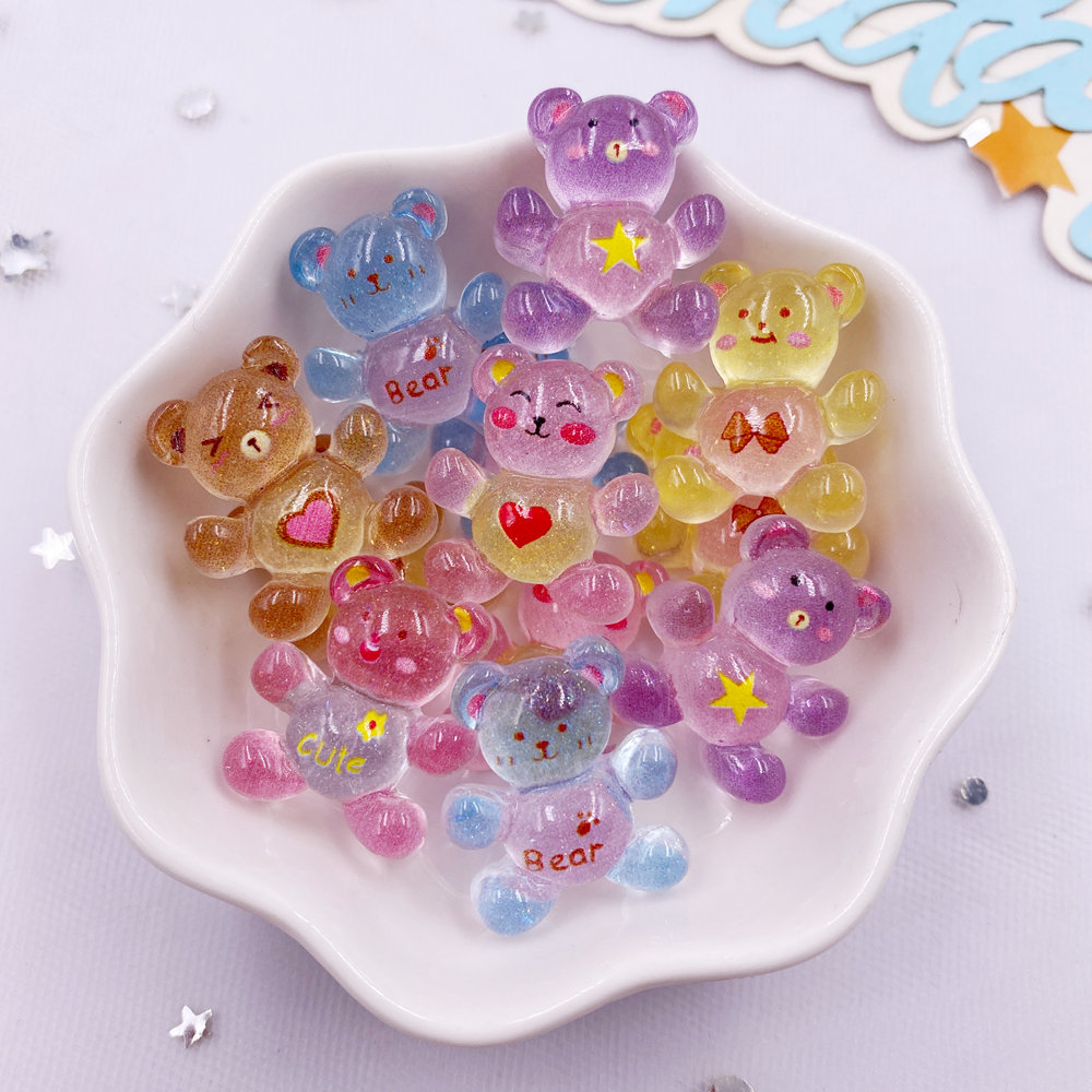 20Pcs Resin Glitter Kawaii Col - Tv Art And Craft บทวิจารณ์และราคา
