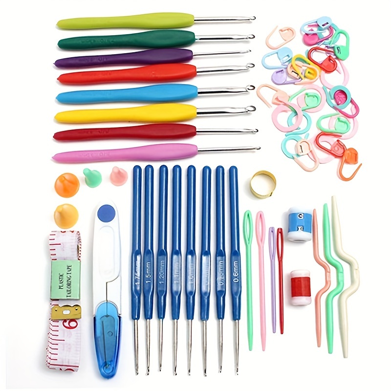 Crochet Hooks Set with Silicon - Crochet Hook Set บทวิจารณ์และราคา