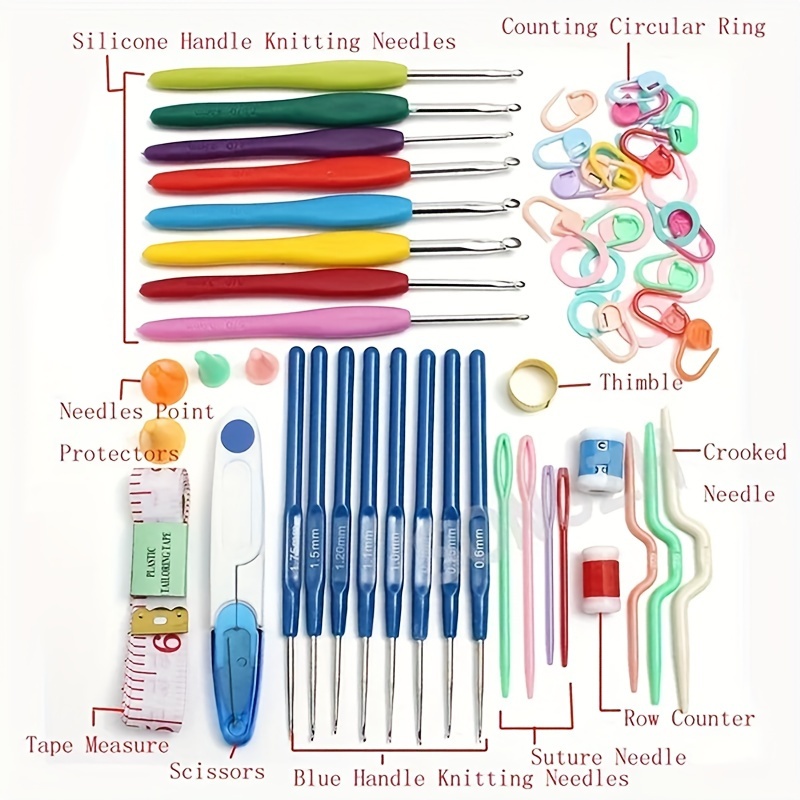Crochet Hooks Set with Silicon - Crochet Hook Set บทวิจารณ์และราคา