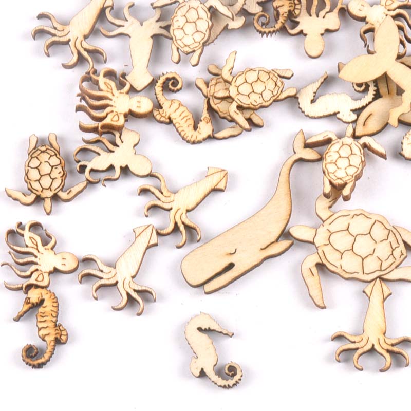20Pcs 25-40mm Sea Turtle/horse - Art Craft Horse บทวิจารณ์และราคา