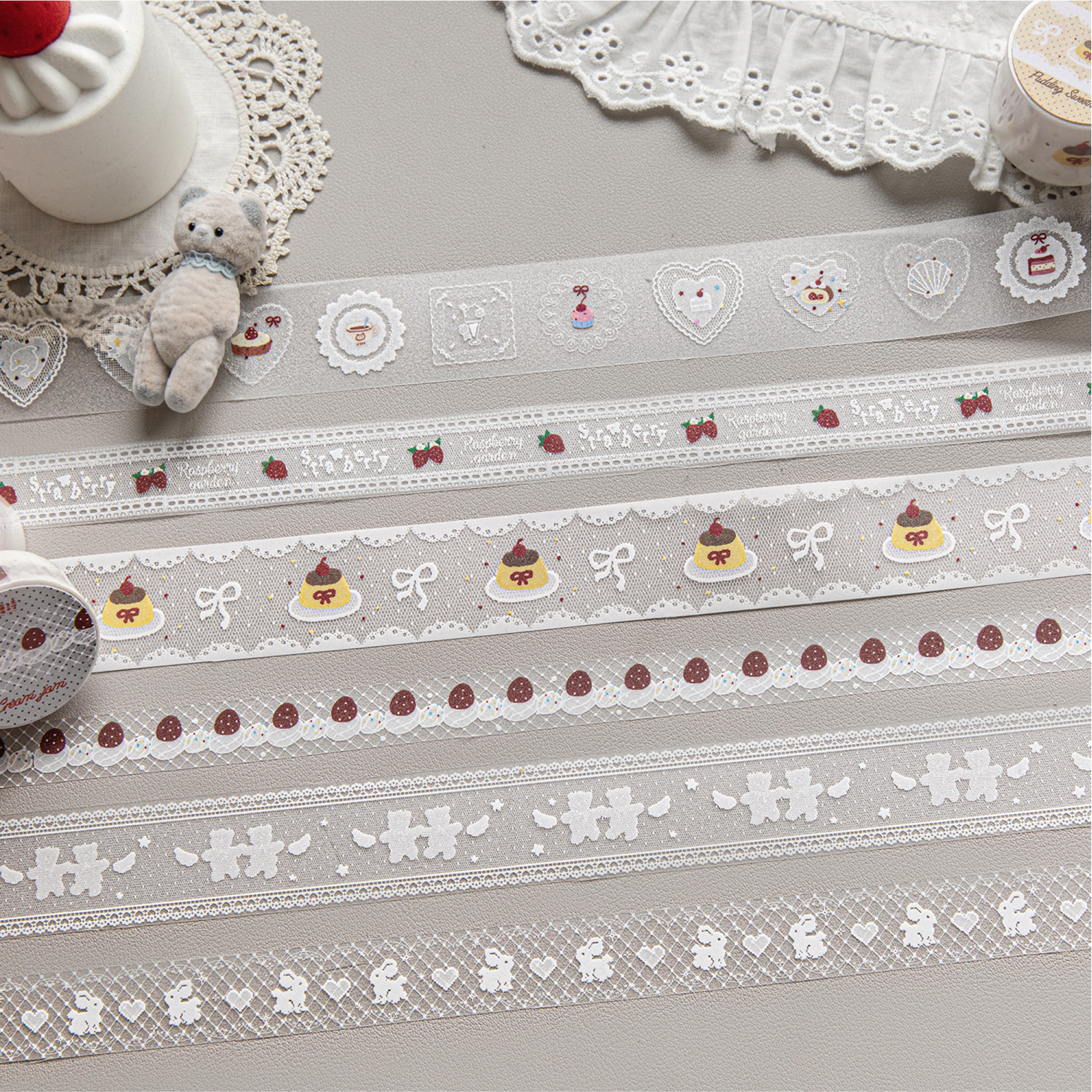 20/30mm*2m lace border PET Tap - Art Craft Journals บทวิจารณ์และราคา