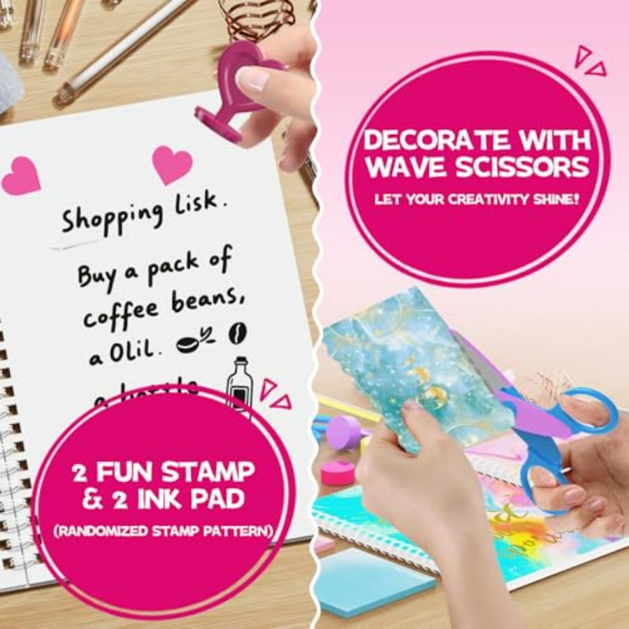 2-Pack DIY Journal Kit for Gir - Art Craft Ideas For Kids บทวิจารณ์และราคา