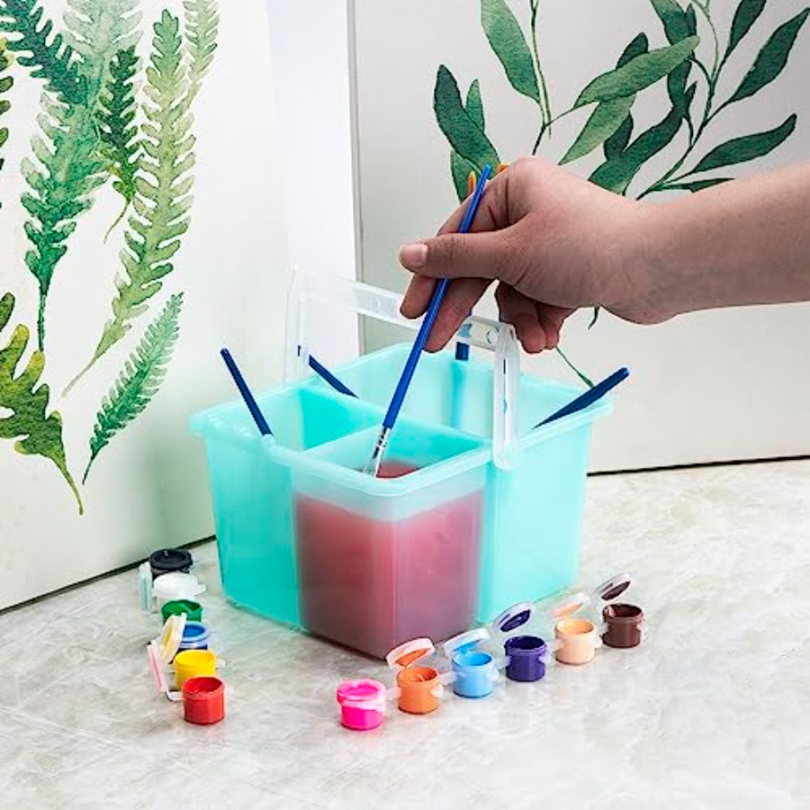 Brush Washing Bucket, Plastic  - Watercolor Brush Pen บทวิจารณ์และราคา