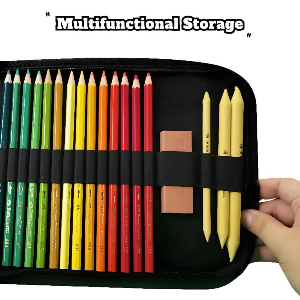 36/48/72 Hole Pen Curtain Blac - Colored Pencil Professional บทวิจารณ์และราคา