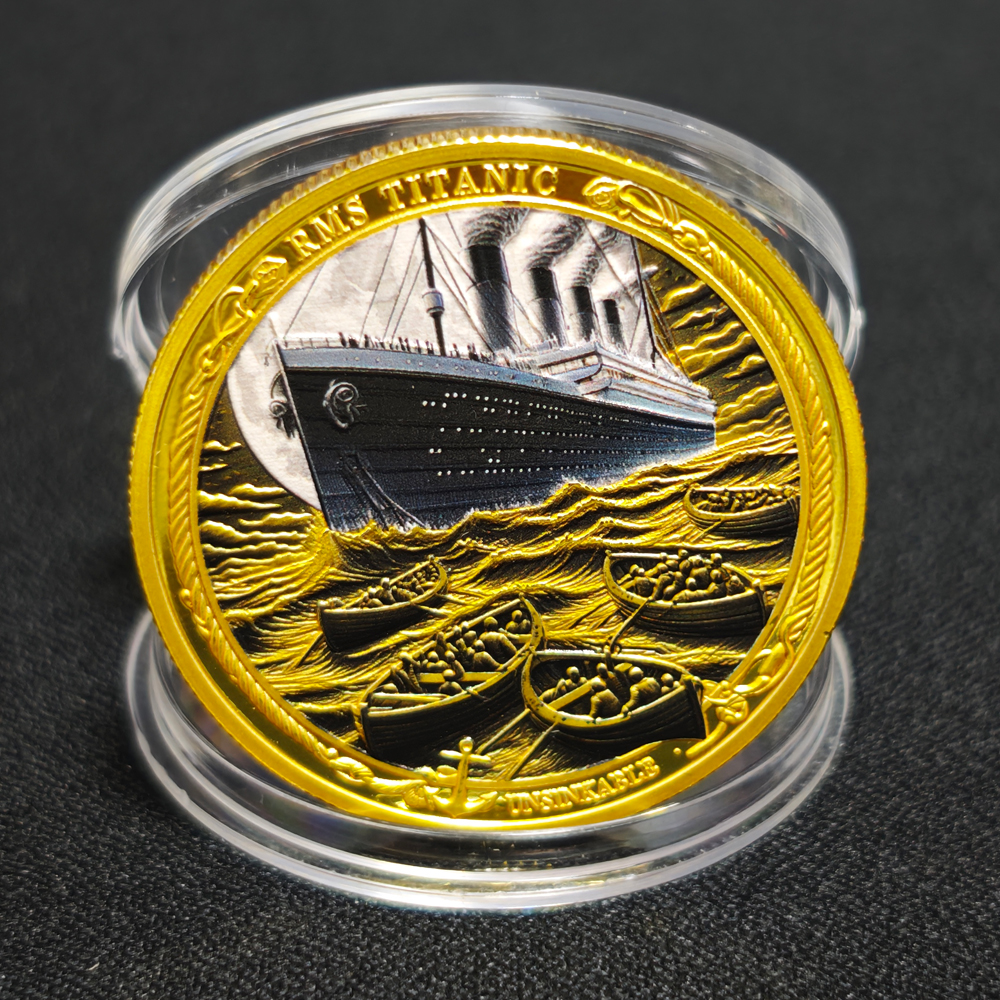 Vintage Titanic Gold Plated 3D - Tv Art And Craft บทวิจารณ์และราคา