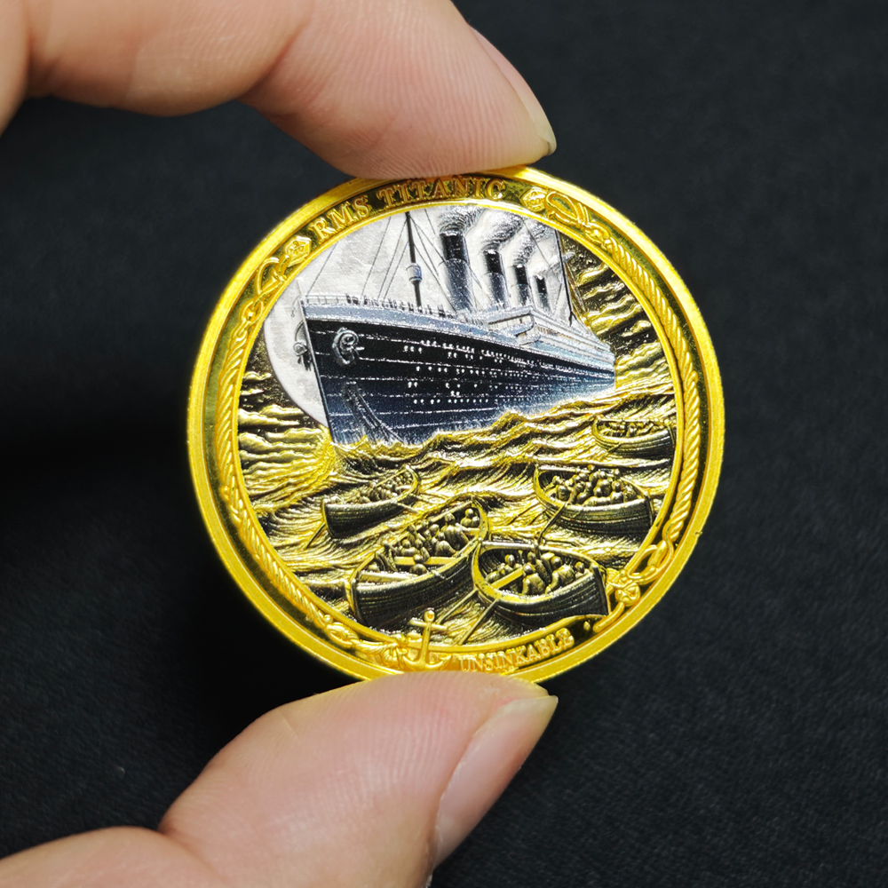Vintage Titanic Gold Plated 3D - Tv Art And Craft บทวิจารณ์และราคา