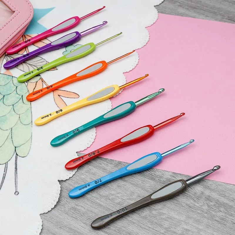 Color Soft Handle Crochet Tool - Crochet Hook Set บทวิจารณ์และราคา