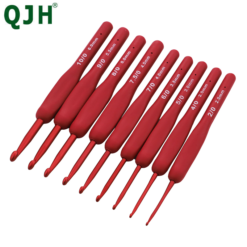 9pcs Silicone Handle Crochet H - Crochet Hook Set บทวิจารณ์และราคา