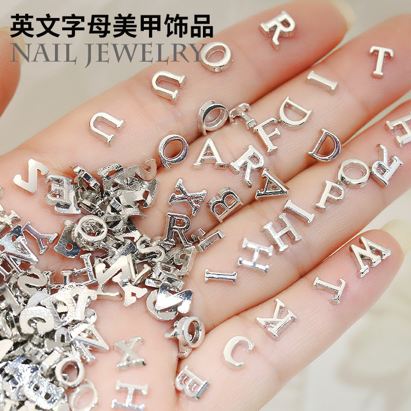 26Pcs 3D Silver Alphabet A-Z E - Art And Craft Letter Z บทวิจารณ์และราคา