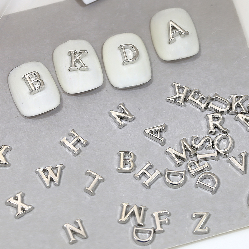 26Pcs 3D Silver Alphabet A-Z E - Art And Craft Letter Z บทวิจารณ์และราคา