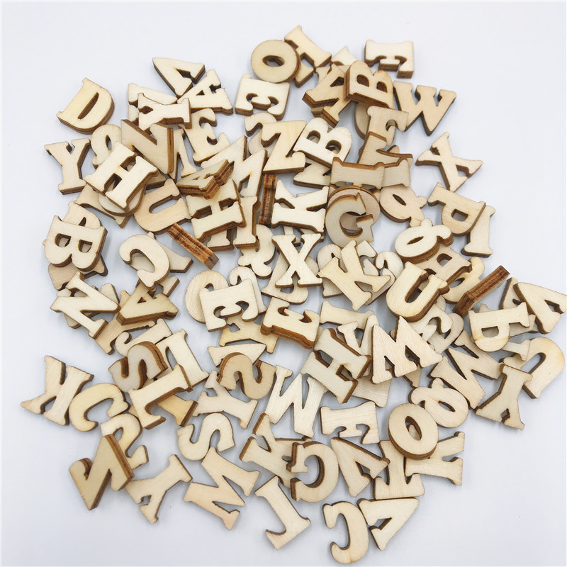 100/200/400PCS Mini Unfinished - Art And Craft Letter Z บทวิจารณ์และราคา