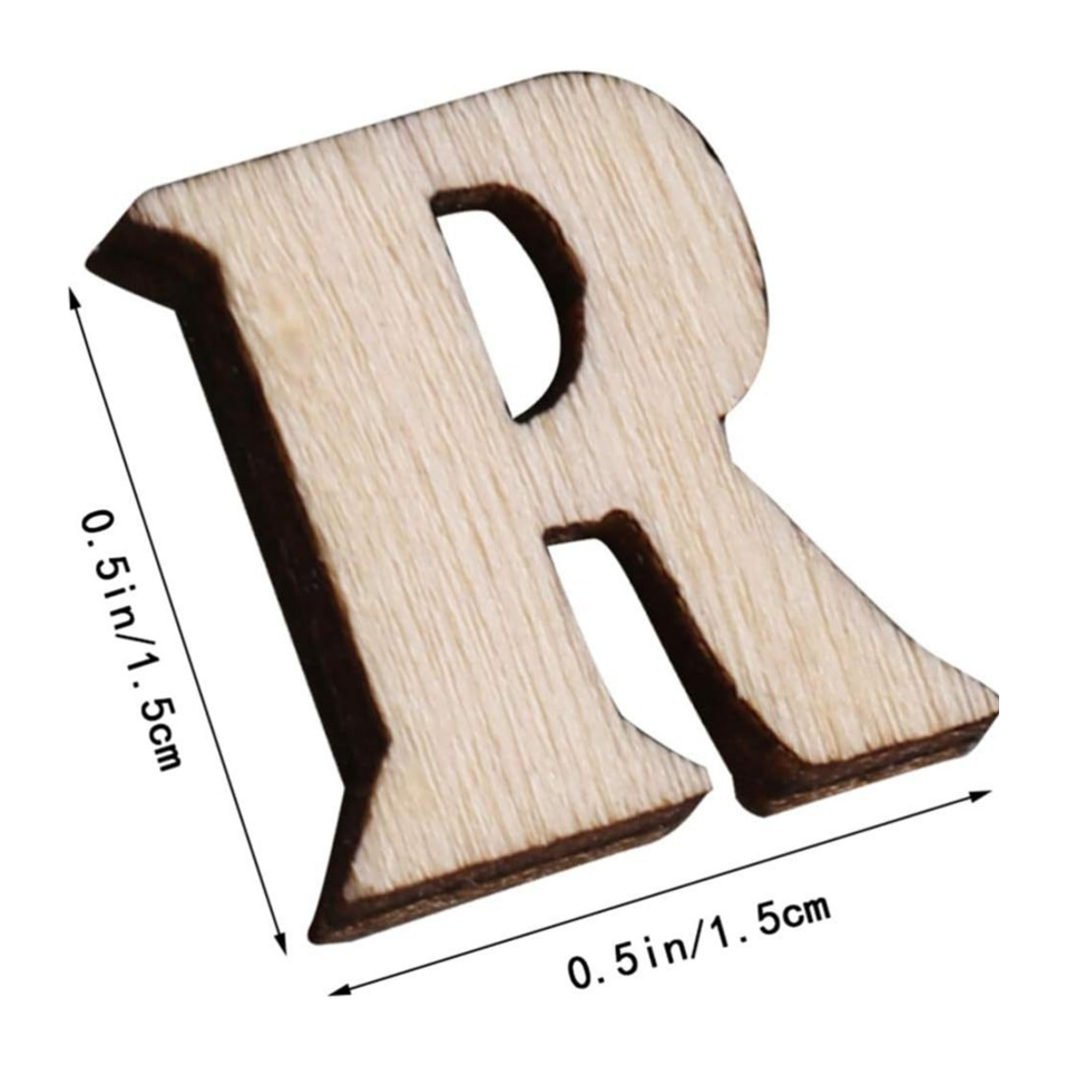 100/200/400PCS Mini Unfinished - Art And Craft Letter Z บทวิจารณ์และราคา