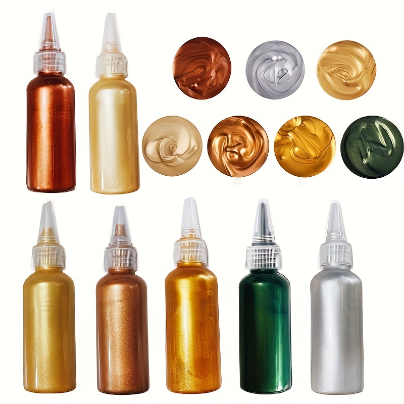 60ml Metallic Acrylic Paint Re - Acrylic Pour Paint บทวิจารณ์และราคา