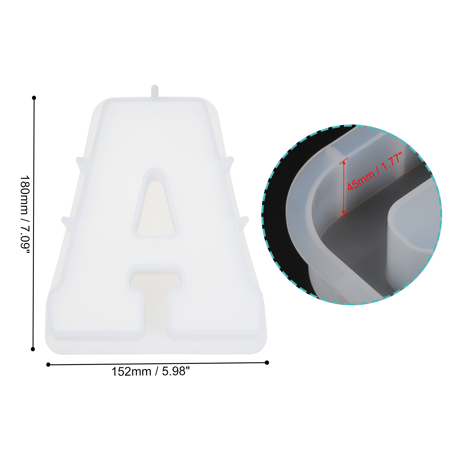 26Pcs Large Letter Resin Mold  - Art And Craft Letter Z บทวิจารณ์และราคา