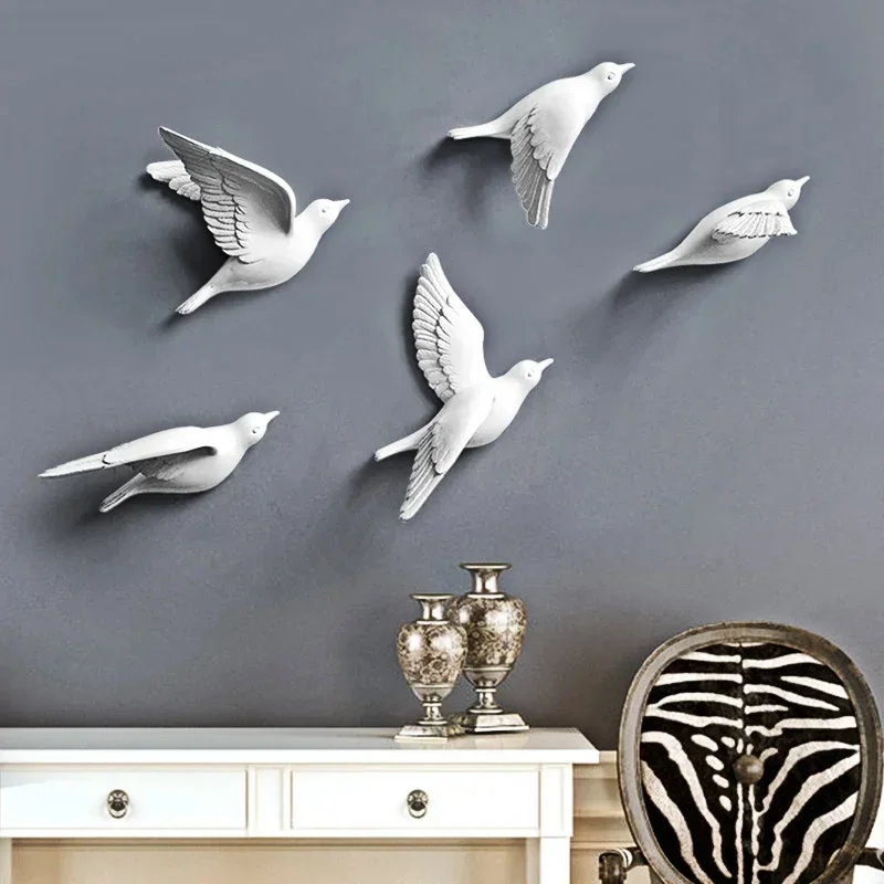 European Resin Birds Wall Hang - Tv Art And Craft บทวิจารณ์และราคา