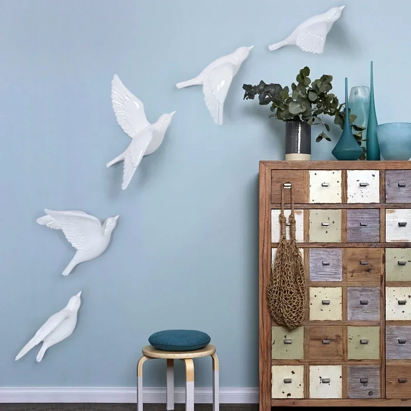 European Resin Birds Wall Hang - Tv Art And Craft บทวิจารณ์และราคา