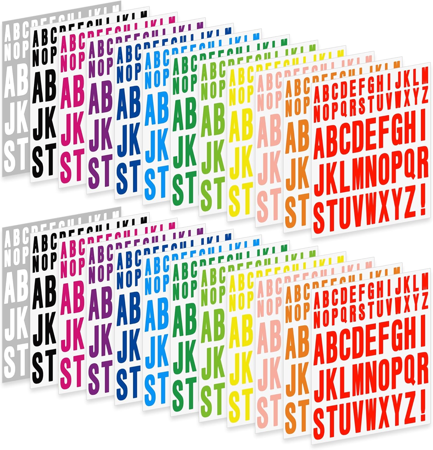 24 Sheets Letter Stickers for  - Art And Craft Letter Z บทวิจารณ์และราคา