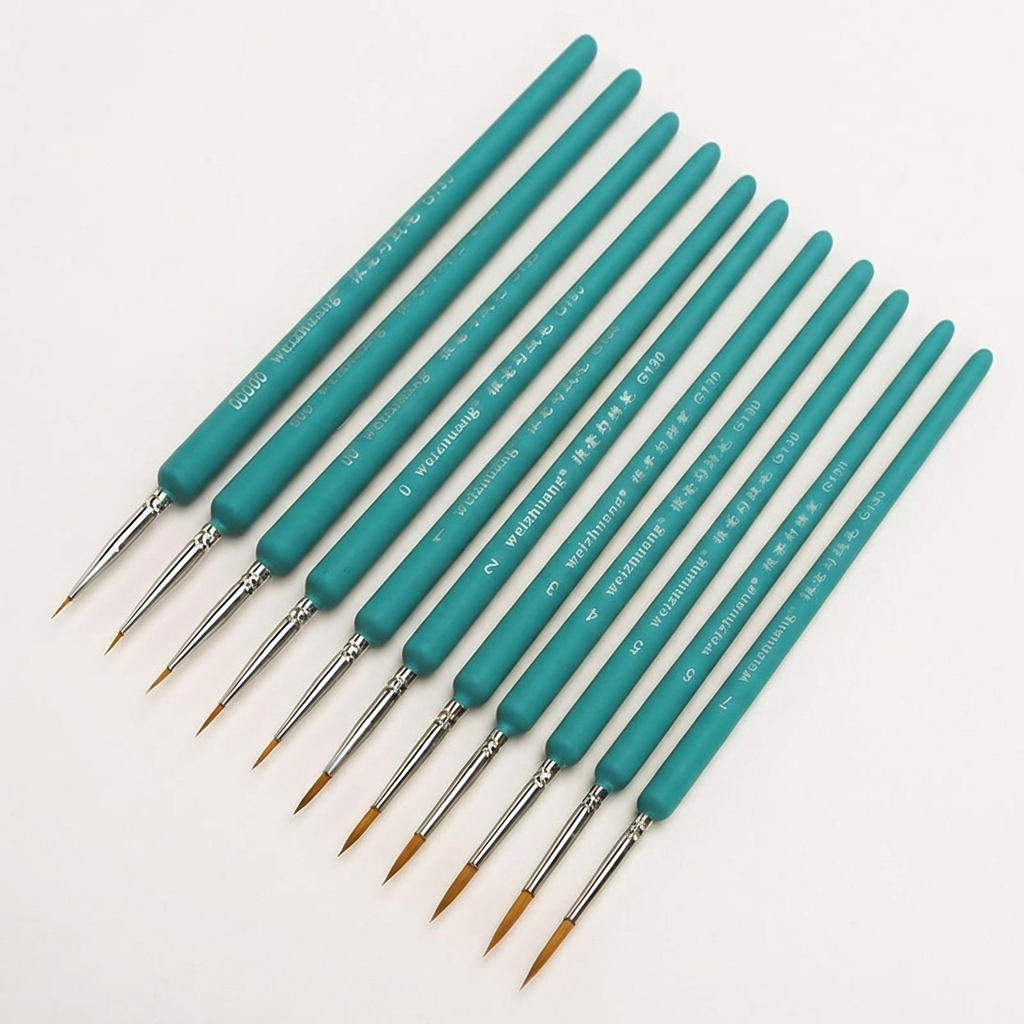 11 PCS Miniature Paint Brushes - Watercolor Brush Pen บทวิจารณ์และราคา