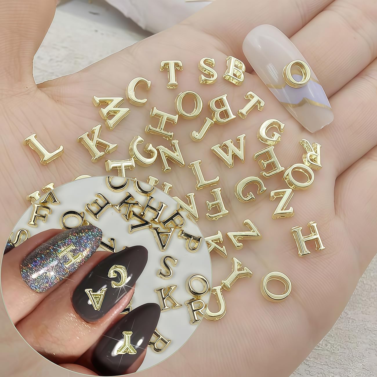 26pcs Gold A-Z Letter Shape Na - Art And Craft Letter Z บทวิจารณ์และราคา