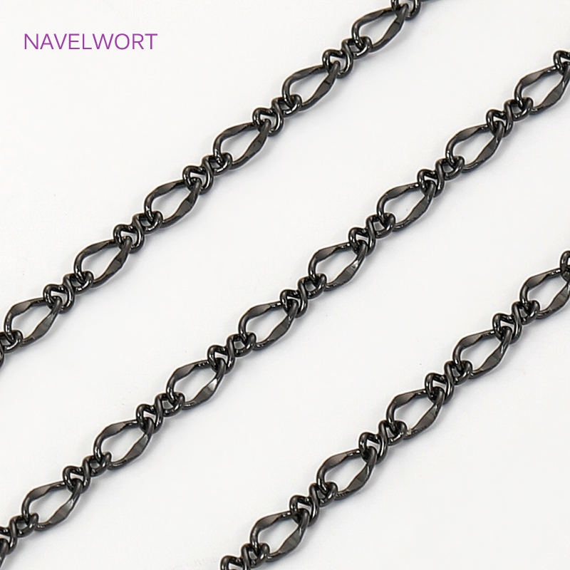 Black Color Oval Thin Chains F - Art Craft Activity บทวิจารณ์และราคา