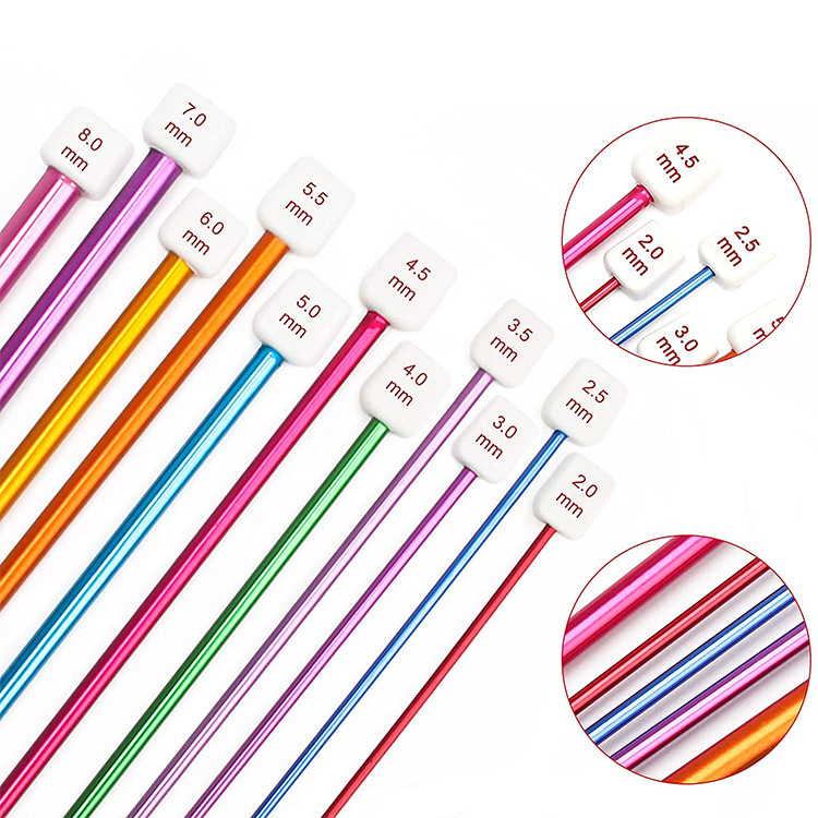 11Pcs/pack Colorful Iron 27cm  - Crochet Hook Set บทวิจารณ์และราคา