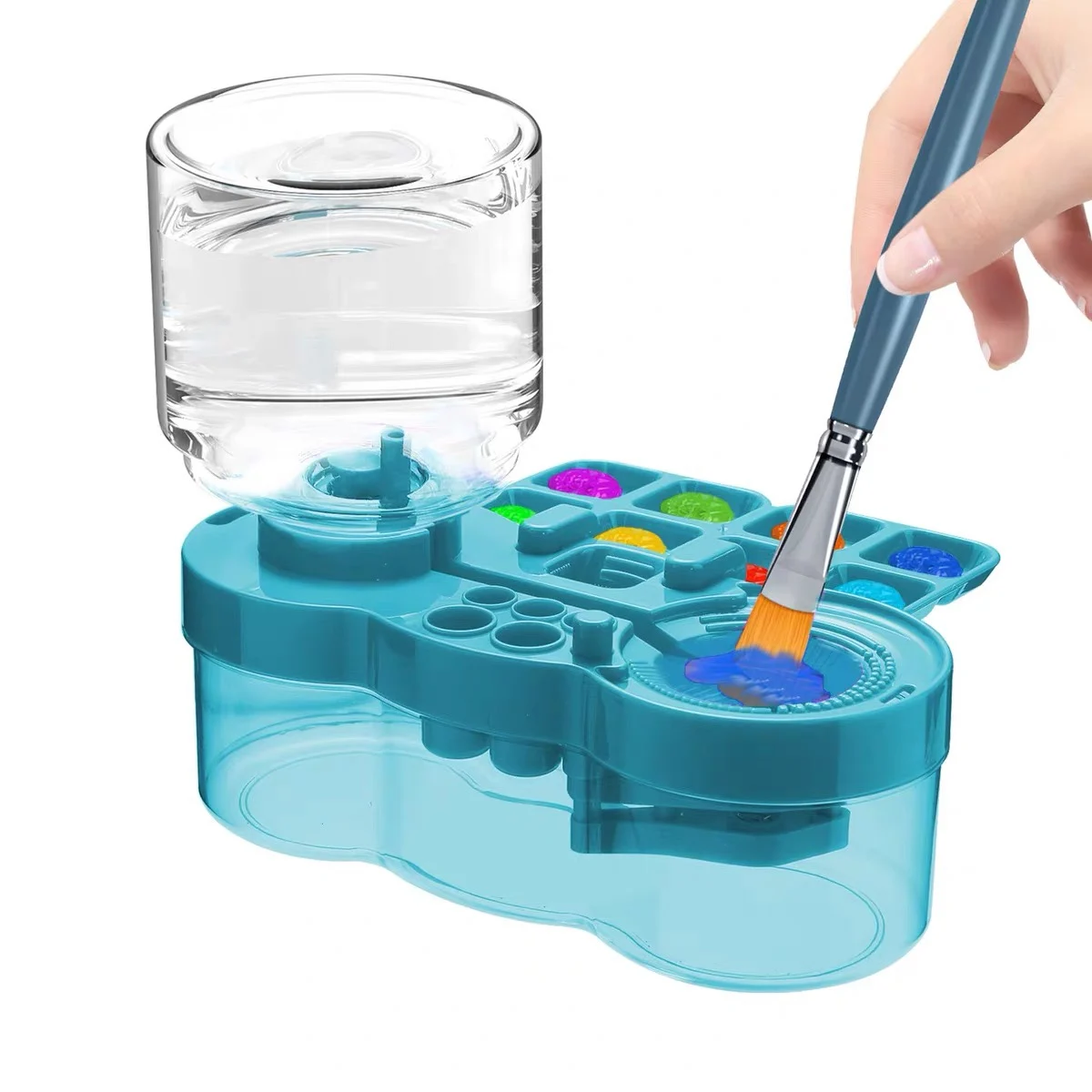 Paint Brush Washer with Drain  - Watercolor Brush Pen บทวิจารณ์และราคา
