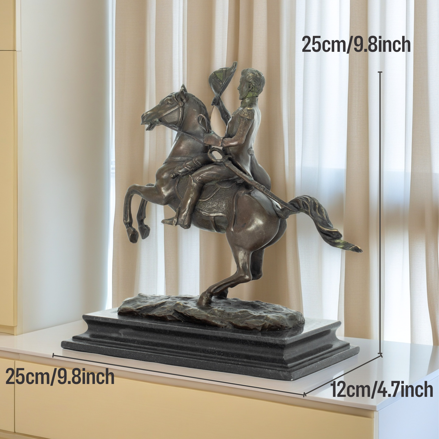 Bronze Ridding Horse Sculpture - Art Craft Horse บทวิจารณ์และราคา